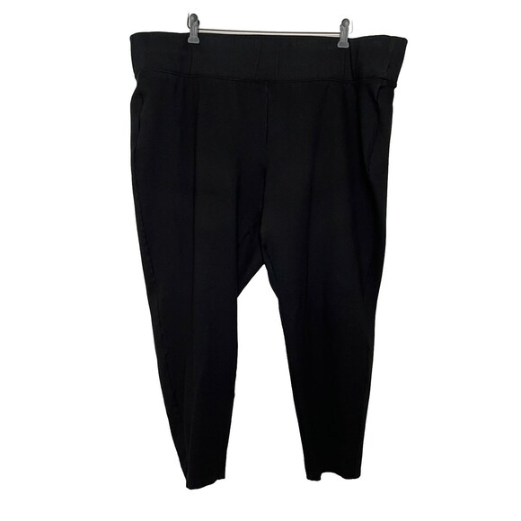 Torrid Women's Plus 4T Black Ponte Cropped Pull On Legging Skinny 27" Inseam - Picture 1 of 8